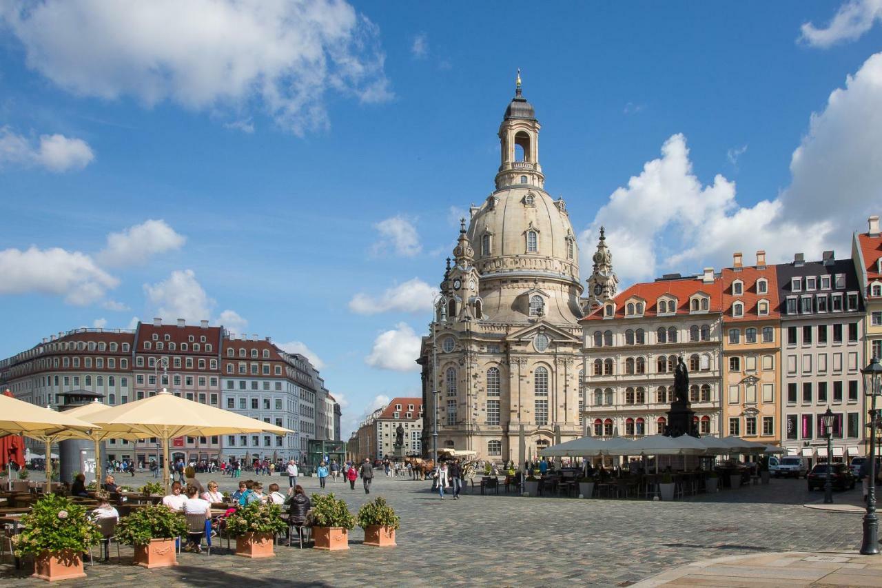 Grosses Apartment Im Zentrum Von Dresden, 2 Schlafzimmer, 2 Baeder, Balkon מראה חיצוני תמונה
